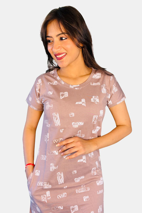 Sweetmoon Long T Shirt Nightdress - Pink — image 5
